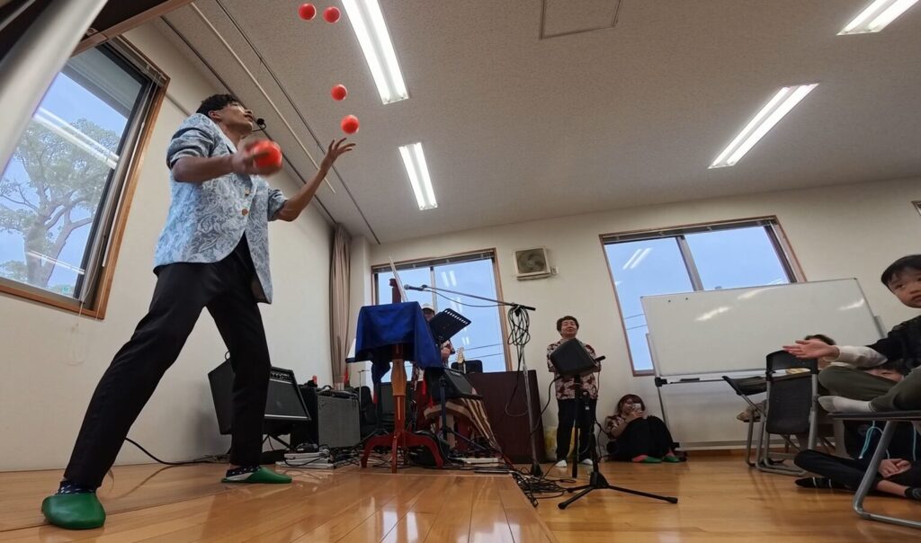 デイサービスジャグリング