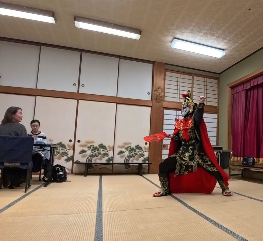 愛媛県変面ショー